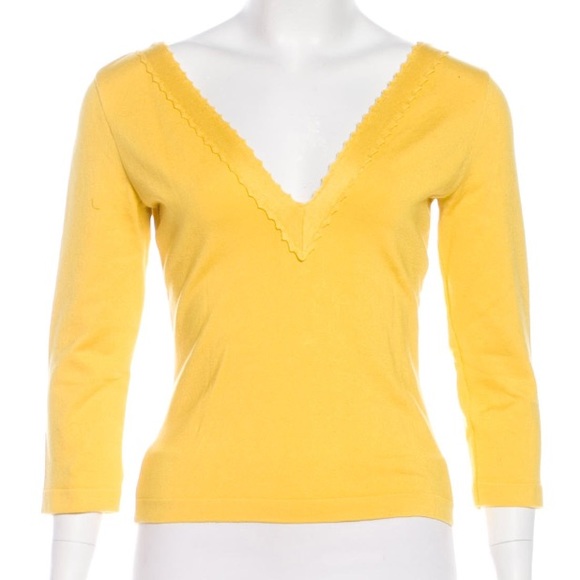 SOLD- NWT- Authentic Yellow Valentino - Picture 7 of 8